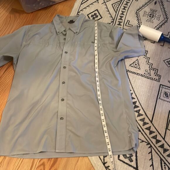 Eddie Bauer Men's Moisture Wicking Woven Tech Short Sleeve Shirt  cargo - Picture 5 of 7